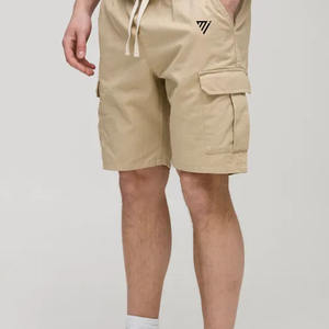 กางเกงขาสั้นผู้ชาย ผ้าฝ้าย 100% ไม่ถักทอ น้ำหนักปานกลาง แห้งเร็ว ทรงทันสมัย ใส่สบายในฤดูร้อน ระบายอากาศได้ดี เหมาะสำหรับออกกำลังกายและกิจกรรมกลางแจ้ง - Product Image 1