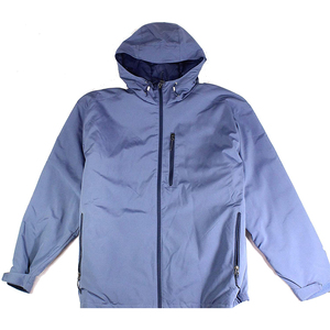Vente en gros de printemps Veste softshell tissée coupe-vent, imperméable et respirante pour hommes avec logo sur le devant Manteau softshell - Product Image 4