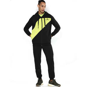 Venta al por mayor XXL Hombres Último Patrón Sólido Invierno Jogging Chándal Con Capucha Fitness Al Aire Libre Impreso Logo Tinte Liso en Conjuntos - Product Image 1