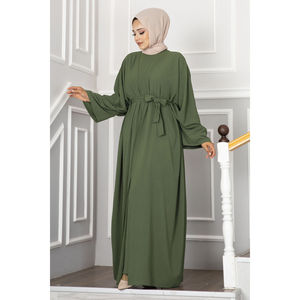 Leyli ชุดฮิญาบสีกากีลำลอง - Product Image 3