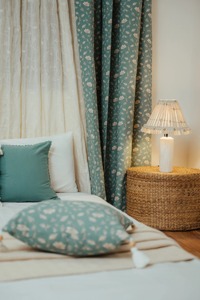 Tabouret en jacinthe d'eau fait à la main décoration de la maison matériaux naturels écologique fabriqué au Vietnam vente en gros durable - Product Image 4