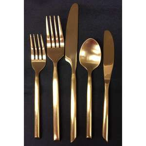 Minimalist style stainless steel <b>cutlery</b> <b>set</b> for contemporary homes ideal for clean interiors and dining decor lovers - Product Image 3