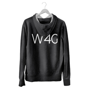 W4G Hip Hop Sweat À Capuche Hommes Blanc 100% Coton Hommes Recadrée À Capuche Streetwear Surdimensionné Coton Heavyweight Hoodies No Duty Applied - Product Image 4