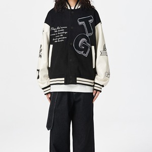OEM Design Wholesale Custom latest designs Long Sleeve Baseball <b>Varsity</b> <b>Jacket</b> Men <b>Plain</b> Blank <b>Varsity</b> Letterman <b>Jackets</b> - Product Image 3