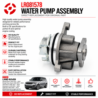 Pompe à eau du moteur, ensemble de pompe à liquide de refroidissement LR081578 pour Land Rover Evoque Freelander 2 LR2 Discovery Sport 2.0L, pièces automobiles