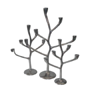 Bougeoir et photophore de finition de haute qualité ensemble de 3 bougeoirs décoratifs uniques pour restaurant et hôtel à la maison - Product Image 3