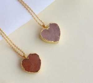 Colgante Vintage Chapado en Oro de 18K, Resistente al Deslustre y al Agua, con Piedra Preciosa Natural, Engaste de Latón, Dijes Unisex - Product Image 4