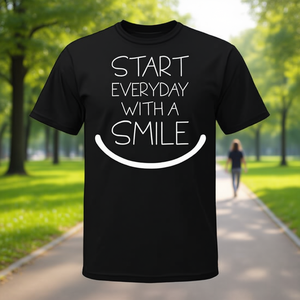 Commencez chaque jour avec un sourire T-shirt Attitude Positive - Product Image 3