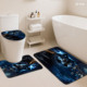 Custom Printed <b>Mat</b> <b>Bathroom</b> Rug <b>Set</b> for <b>Bathroom</b> Non-Slip Shower Curtain Bath <b>Mat</b> - Product Image 4