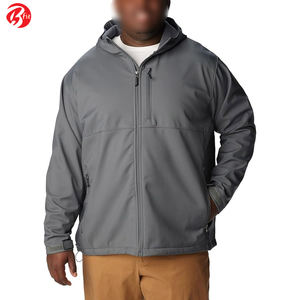Veste Softshell à capuche tendance pour hommes fabriquée sur mesure de haute qualité imperméable chaud hiver meilleur matériel col montant printemps - Product Image 5