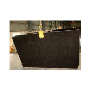 Aspecto lujoso Pulido Durabilidad extrema Losa de granito Black Galaxy South Diseño moderno Disponible Suministro al por mayor Natural - Product Image 1