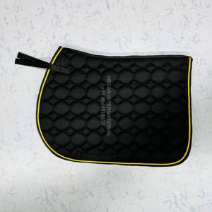 Almohadilla de sillín de algodón con ribete de cordón decorativo, almohadilla de equitación acolchada para caballos, transpirable y duradera, almohadilla de sillín de caballo disponible OEM - Product Image 1