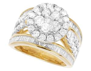 Stylish Moissanite Baguette & Round Diamond Wedding Engagement Band <b>Ring</b> With <b>Iced</b> Out Fancy Luxury Diamond Jewelry for Women - Product Image 2