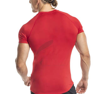 Nouveau modèle de t-shirt de gym pour hommes fabriqué au Pakistan Nouveau stock de tissu tricoté en polyester/coton en vente - Product Image 2