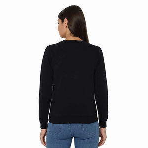 2024 nueva sudadera de mujer de Color negro de alta calidad impresión Digital ropa de moda sudaderas con logotipo y etiqueta personalizados - Product Image 5