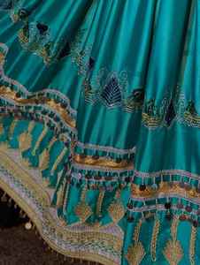 ชุดเดรสอัฟกันแขนยาวของอัฟกานิสถานชุดเดรสเต้นรำและชุดแต่งงานแบบแฟนซีงาน OEM - Product Image 6