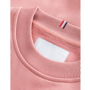 Sudadera informal de algodón puro con logotipo personalizado, chaqueta de cuello redondo DIY, jersey de moda con diseño personalizado de marca de la empresa - Product Image 4