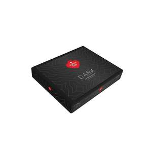 Juego de funda nórdica doble de algodón Dark Armor Black Design - Product Image 4