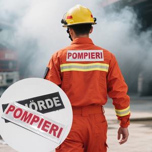 红外材料TPU Parches批发定制印刷标志带钩环的红外反光贴片 - Product Image 4