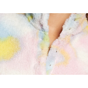 Nordstrom - Top da casa in pile da donna BP, colore rosa parfait pastello, taglia XS, vestaglia invernale con chiusura elastica in vita, morbido, prodotto ODM - Product Image 2