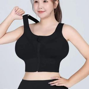 Soutien-gorge de sport à impact élevé pour femme Cloud Hide Débardeur de yoga grande taille Coupe respirante Idéal pour le soutien de gros buste. - Product Image 2