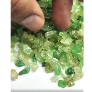 <b>3100</b> Pcs of Natural Tsavorite 7mm to 15mm Rough Material 2590 Cts Lot Iroc Sales High Quality Green Tsavorite Raw Gemstone - Product Image 5