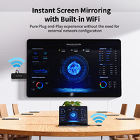 Kit de partage d'écran sans fil sans logiciel requis, récepteur et émetteur, adaptateur d'affichage WiFi 5G pour Windows, Mac, Android