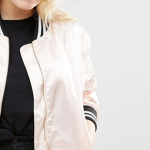 แจ็กเก็ตซาตินสำหรับผู้หญิง, แจ็กเก็ตสำหรับฤดูหนาว100% โพลีเอสเตอร์/ ผ้าฝ้ายเริ่มปะติดโลโก้ออกแบบได้ตามต้องการ - Product Image 5