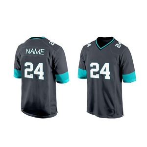 Ensemble d'uniformes de football américain personnalisé, maillot de football américain, haut court imprimé, confortable, col en V, manches courtes - Product Image 4