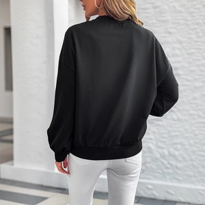 Sudadera informal de cuello redondo para mujer Otoño/Invierno estampado Navidad Santa Claus diseño cómodo transpirable señoras Top - Product Image 4