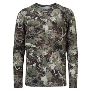 เสื้อแขนยาวคอกลมผู้ชาย ขายดี ผ้าเนื้อเดียว สำหรับปั่นจักรยาน ล่าสัตว์ ป้องกันรังสียูวี ระบายอากาศ แห้งเร็ว ผลิตจากโพลีเอสเตอร์/คอตตอน - Product Image 1