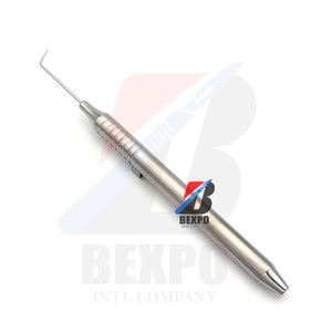 Explorer Probe Instrument scalaire dentaire Source d'alimentation manuelle à extrémité unique Outil Matériau en acier - Product Image 2