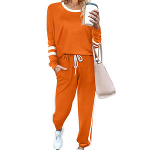 Custom 420gsm Puff Print Tracksuit Sweatsuit Blank Heavyweight 500 Gsm French Terry Oversized <b>Fleece</b> <b>Women</b> Hoodie and <b>Jogger</b> Set - Product Image 1
