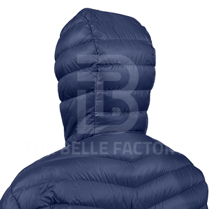 Chaqueta acolchada para hombre más vendida, hecha a medida en Pakistán con cuello levantado, logotipo frontal, tela de lona, precio barato, último diseño - Product Image 3