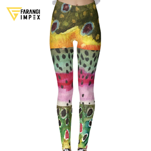 Nouvelle Arrivée - Leggings Femme Taille Haute Longueur Complète Imprimé Léopard Dégradé Extensible Tricoté Style Sportif Toutes Saisons 2026 - Product Image 4