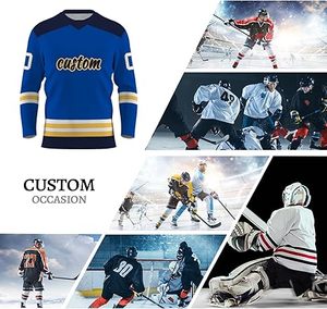 Vente en gros d'uniforme de hockey sur glace unisexe sur mesure uniforme de hockey sur glace respirant à séchage rapide à vendre - Product Image 1