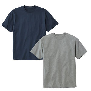 Precio al por mayor 100% algodón Hombres Multicolor Casual Camisetas Transpirable Negro Gris Azul-3 Pack Direct Vinh Hung Vietnam Factory - Product Image 1