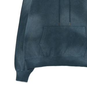 Nouveau design tendance, sweat à capuche en molleton 100% coton délavé au soleil pour homme, hiver, confortable, coupe ample, streetwear, impression sur écran - Product Image 4
