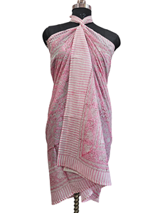 Printed Women <b>Sarong</b> Lightweight <b>Beach</b> Wrap for Summer Vacation for Best Price - Product Image 6