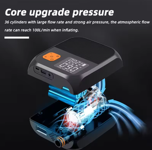 משאבת אוויר ניידת קיאק חיצונית גומי סירה supdle לוח אוהל משאבת אוויר אלחוטית משאבת אוויר אלחוטית - Product Image 4