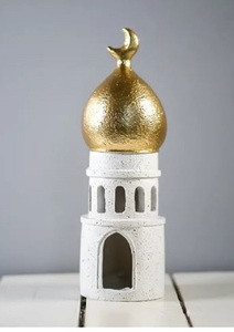 Lámpara de Luna Creciente para Celebrar el Ramadán y el Eid, Lámpara Islámica de Hierro sin Llama, Diseño Moderno, Hecha a Mano, Duradera, Impermeable y Ecológica - Product Image 5