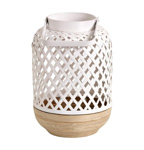 Eco-Friendly Rattan <b>Candle</b> <b>Lanterns</b> Decorative <b>Outdoor</b> Lighting Natural Handmade Craft from Vietnam - Product Image 1