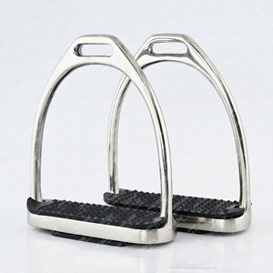 Fournitures d'équitation de haute qualité étriers élastiques de sécurité pour étriers de chevaux avec base large confortable antidérapante - Product Image 4