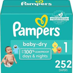 Pampers Pañales Secos para Bebés Absorbentes Desechables XXL Tamaño 4 Suministro para un Mes (252 Unidades)-Venta Al por Mayor - Product Image 2