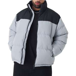 Nouvelle Veste matelassée pour homme 2026, très vendue, haute qualité, grande taille, 100 % polyester, couleur marine unie - Product Image 6