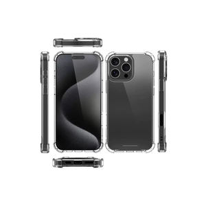 Étui en silicone transparent antichoc de qualité supérieure pour iPhone 16 Pro Max, coque de protection en TPU souple Nitro, anti-traces de doigts, design élégant INS - Product Image 2