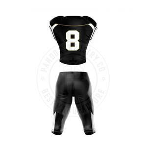 Precio al por mayor Ropa deportiva Uniforme de fútbol americano de la mejor calidad 100% Poliéster Hecho Pakistán - Product Image 2
