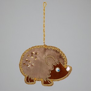 Decorative Rat Zari Ornament | Fabric, <b>Beaded</b> & Stone Work Rat Hanging for Wall, <b>Door</b> & Celebration Decoration - Product Image 3