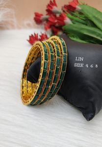 กำไลทองเหลืองแบบดั้งเดิม กำไลแต่งงานสำหรับผู้หญิงและเด็กผู้หญิง - Product Image 3