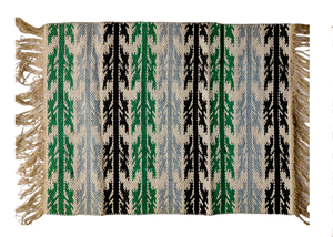 Jacquard tissé à la main style moderne 100% coton tapis-réversible résistant aux taches antidérapant pour la maison chambre bureau prière - Product Image 2